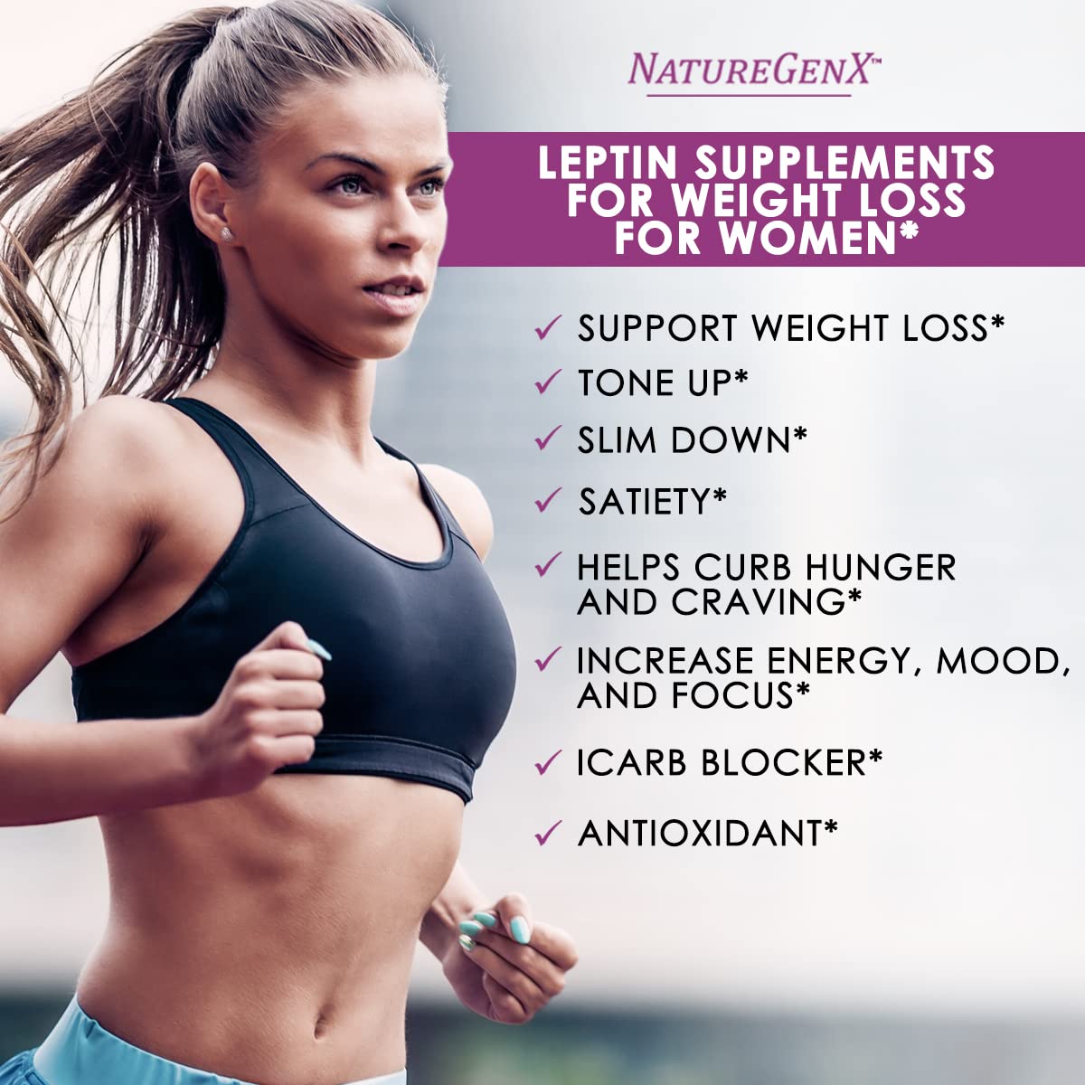 Foto 3 | Suplemento Naturegenx Leptinxt Para Bajar De Peso Para Mujeres, 60 Cápsulas - Venta Internacional.