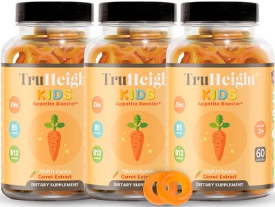 Foto 1 | Gomitas Appetite Booster Truheight Kids, Totalmente Naturales, Color Naranja - Venta Internacional.