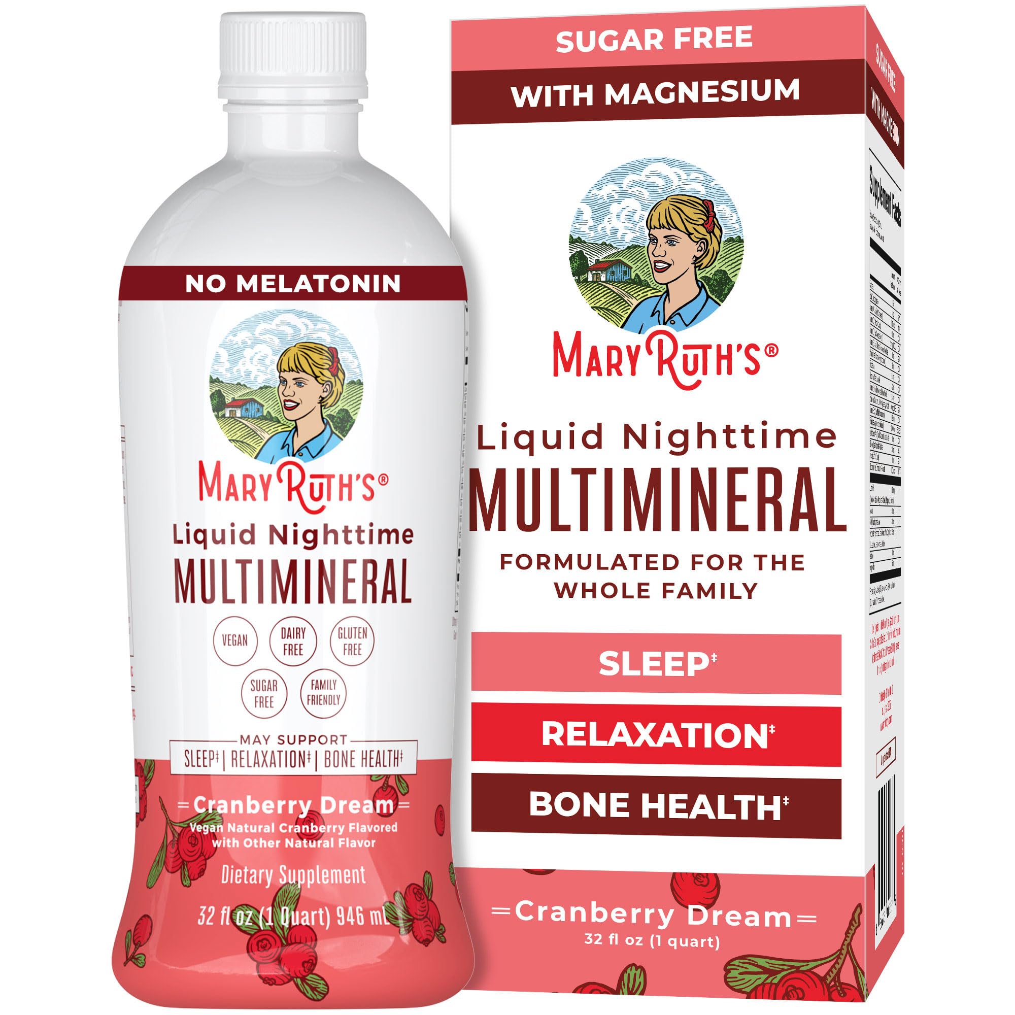 Foto 1 | Suplemento Multimineral Líquido Nocturno Maryruth Vegan - Venta Internacional.
