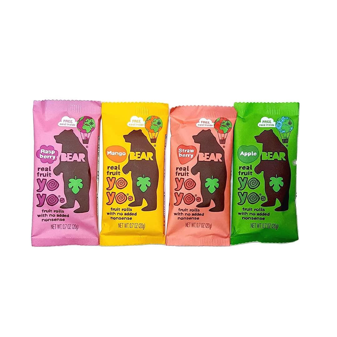 Foto 3 pulgar | Paquete Variado De Yoyos Snack Bear Real Fruit (paquete De 4) - Venta Internacional.