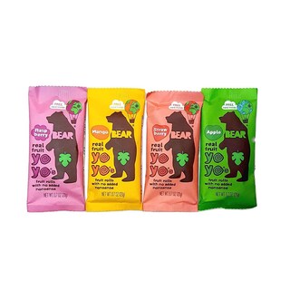 Foto 2 | Paquete Variado De Yoyos Snack Bear Real Fruit (paquete De 4) - Venta Internacional.