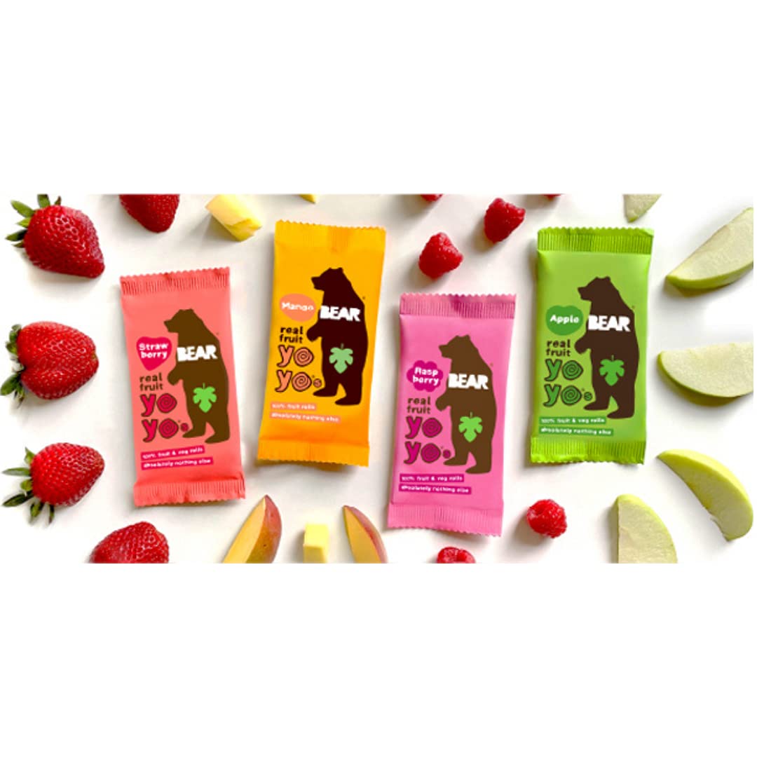 Foto 3 | Paquete Variado De Yoyos Snack Bear Real Fruit (paquete De 4) - Venta Internacional.