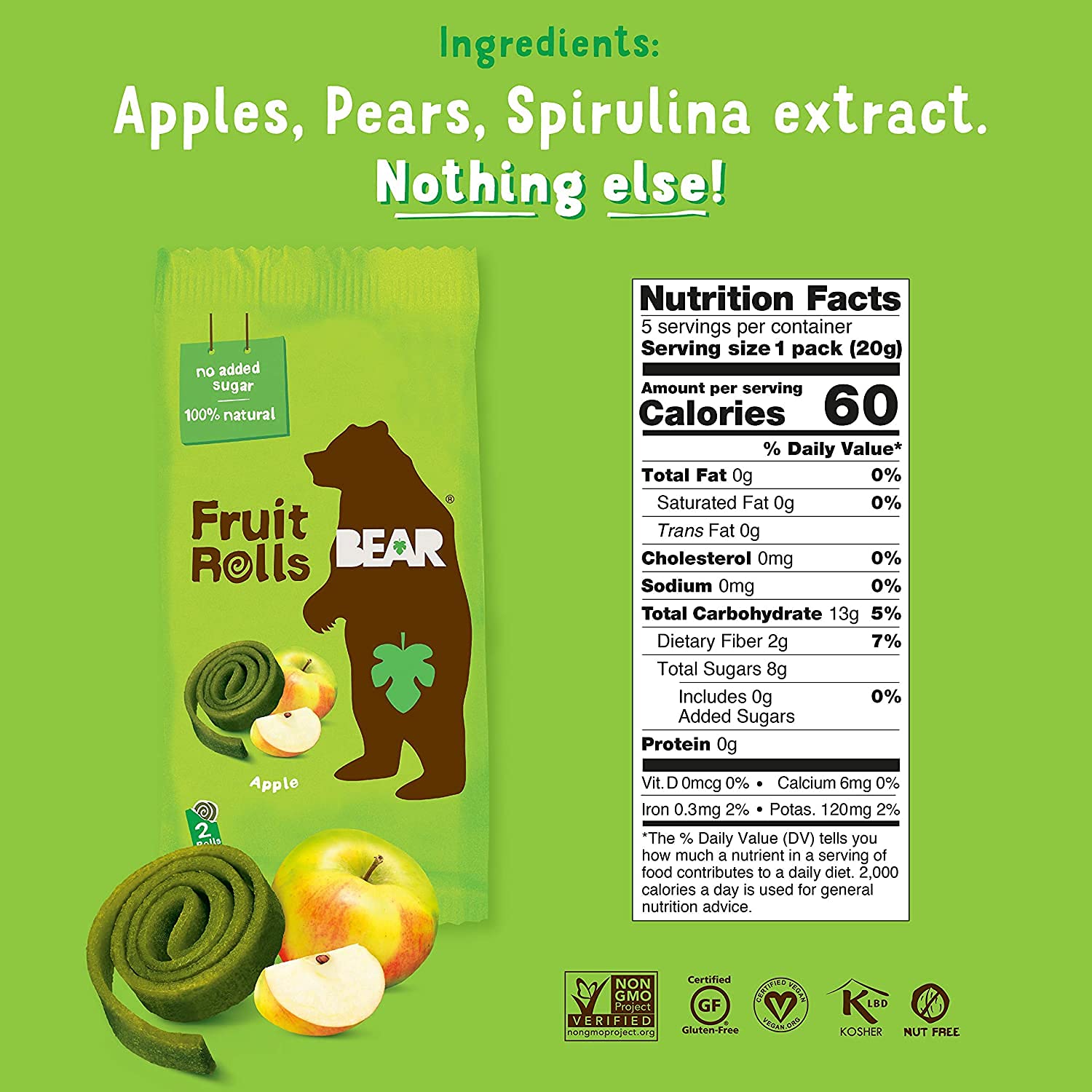 Foto 7 pulgar | Paquete Variado De Yoyos Snack Bear Real Fruit (paquete De 4) - Venta Internacional.