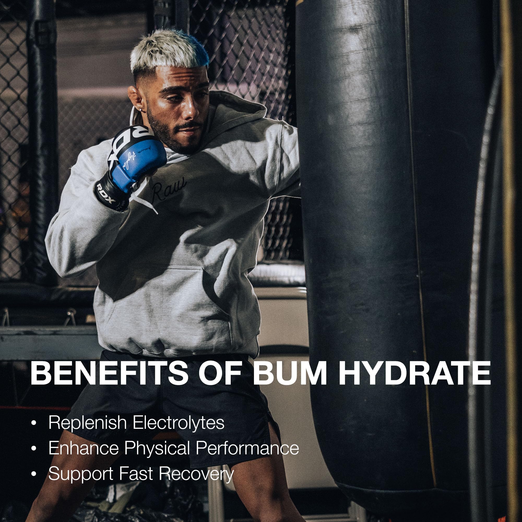 Foto 5 pulgar | Mezcla De Bebidas Hidratantes En Polvo Con Electrolitos Raw Bum Hydrate - Venta Internacional.