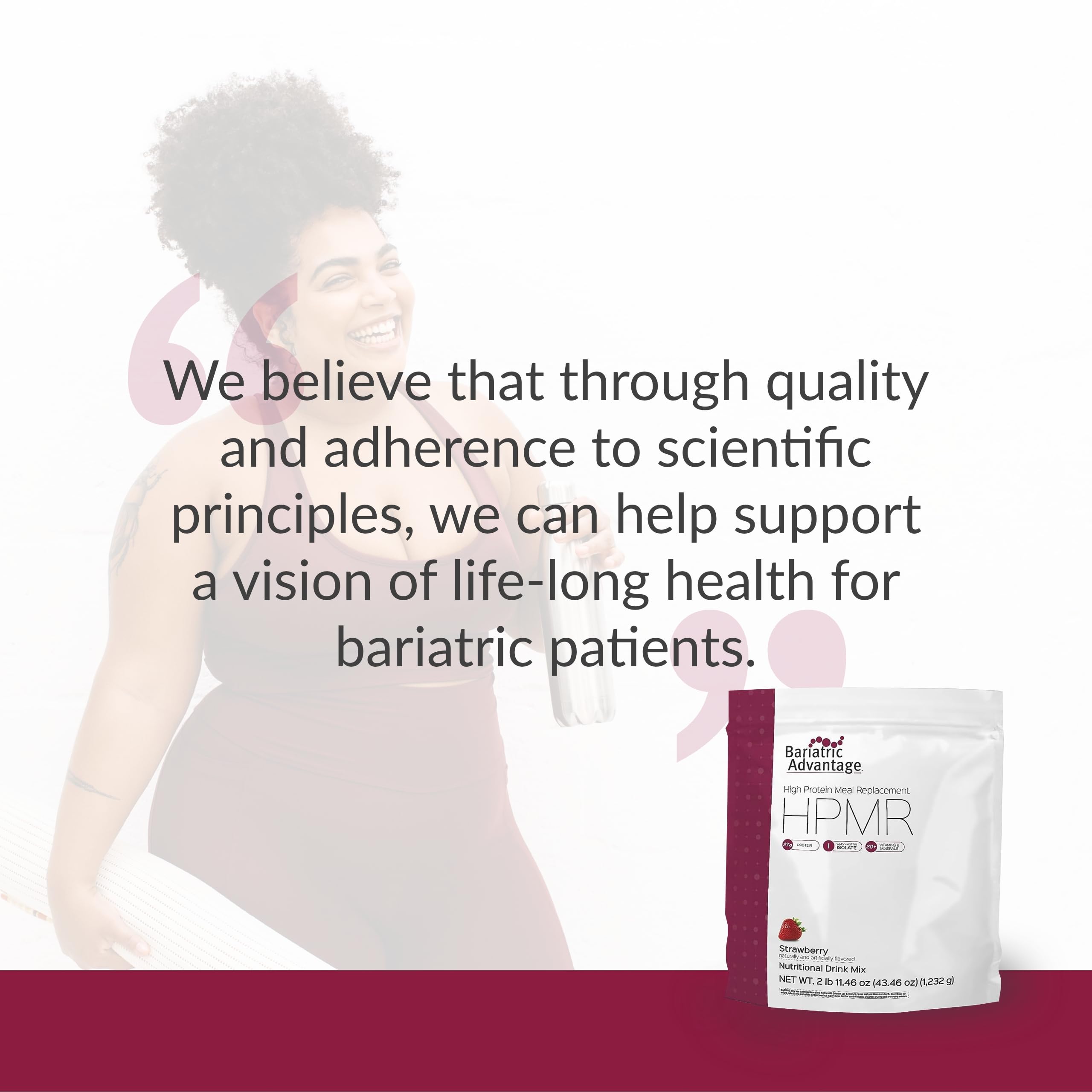 Foto 7 | Mezcla De Bebidas Sustitutivas De Comidas Bariatric Advantage Strawberry - Venta Internacional.