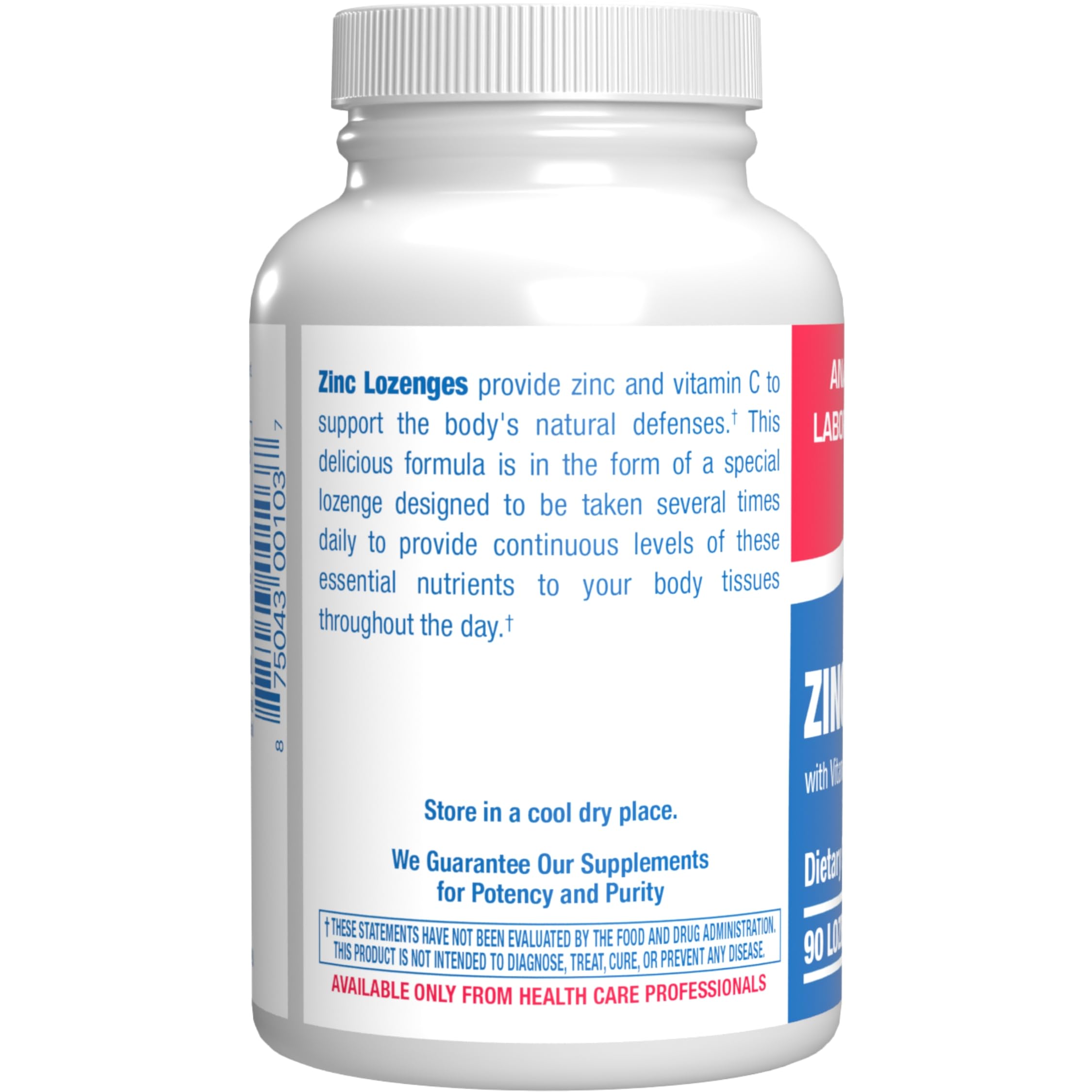 Foto 4 pulgar | Pastillas de Zinc con Vitamina C Anabolic Laboratories 90 Unidades - Venta Internacional