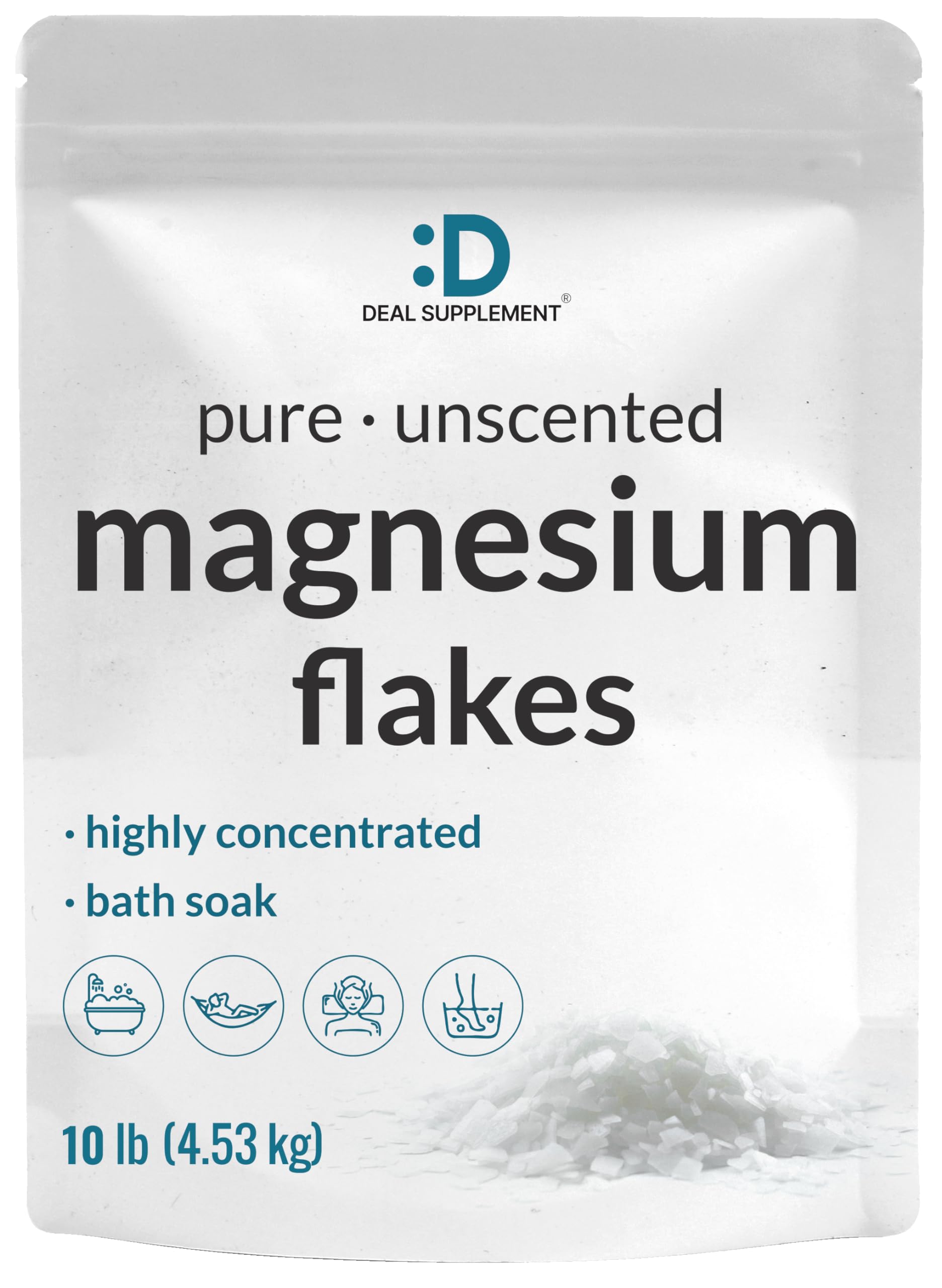 Foto 2 pulgar | Suplemento De Jabón De Baño Con Hojuelas De Magnesio, 4,5 Kg - Venta Internacional.