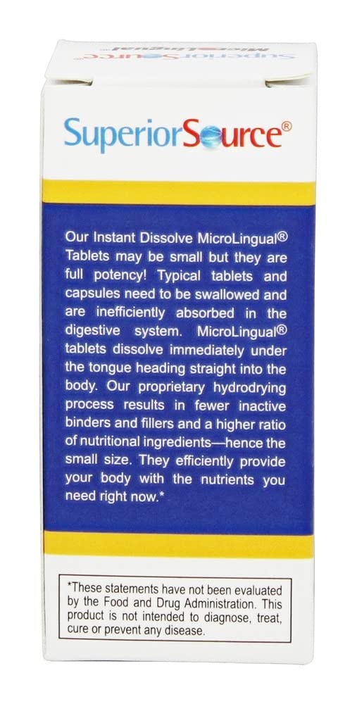 Foto 3 | Vitamina K2 Mk-4 500 Mcg Microlingual 60 Comprimidos - Venta Internacional