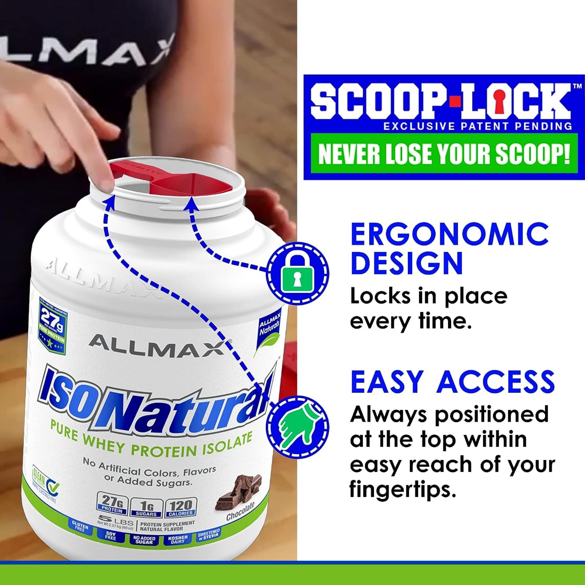Foto 6 pulgar | Isonatural Allmax Nutrition 2.27 kg-Venta Internacional
