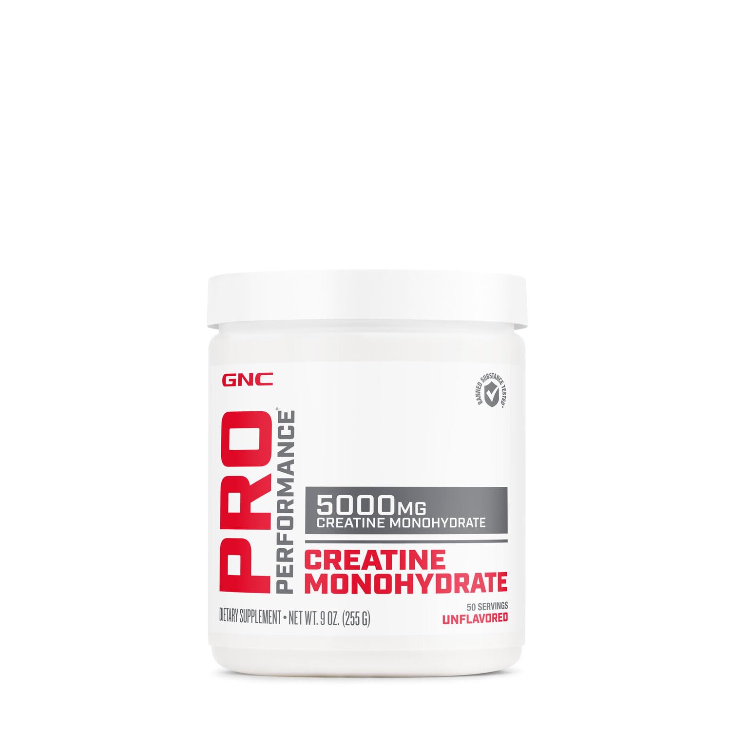 Foto 2 pulgar | Suplemento De Monohidrato De Creatina Gnc Pro Performance 5000 Mg - Venta Internacional.