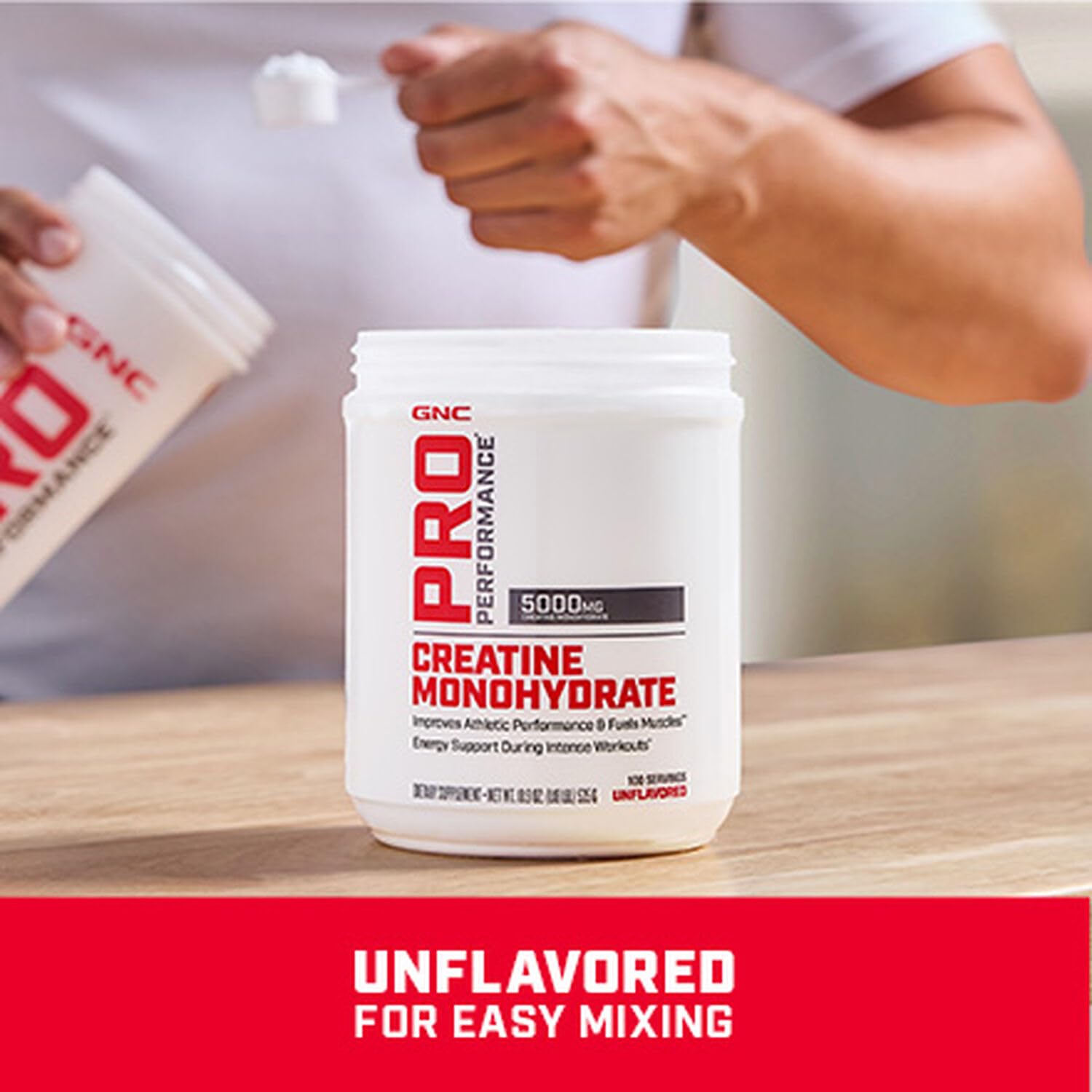 Foto 7 pulgar | Suplemento De Monohidrato De Creatina Gnc Pro Performance 5000 Mg - Venta Internacional.
