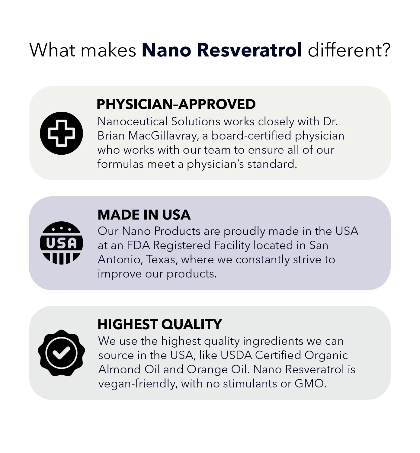 Foto 7 pulgar | Complemente Nanoceutical Solutions Nano Liquid Resveratrol - Venta Internacional.