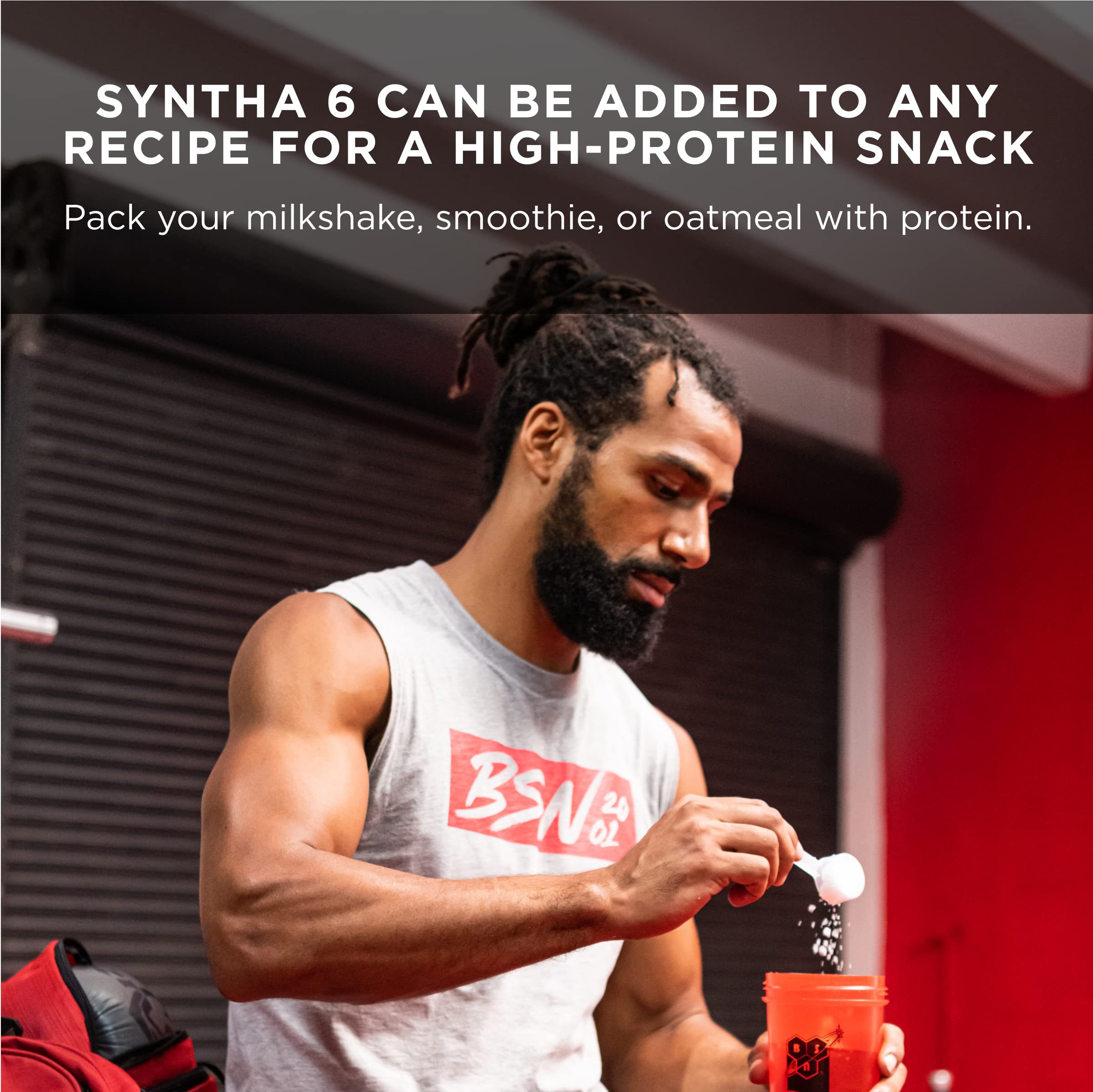 Foto 6 | Batido De Fresa Bsn Syntha-6 Edge De Proteína En Polvo, 48 Porciones - Venta Internacional.