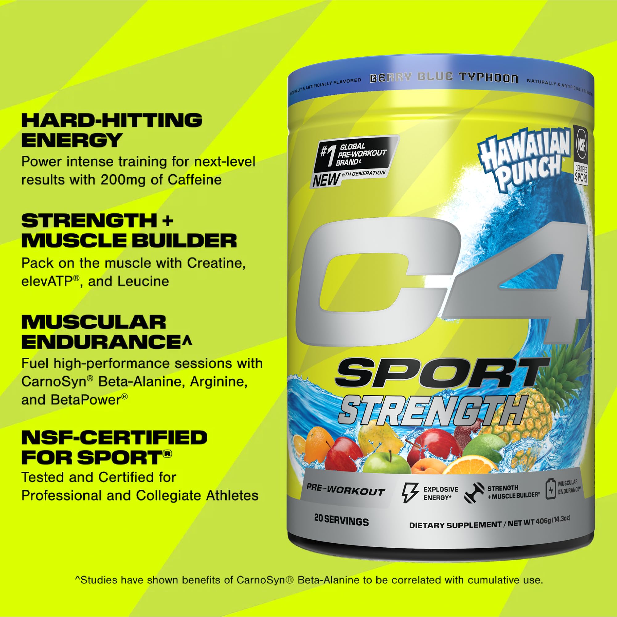 Foto 3 pulgar | Polvo Para Antes Del Entrenamiento Cellucor C4 Sport Strength Sandía - Venta Internacional.