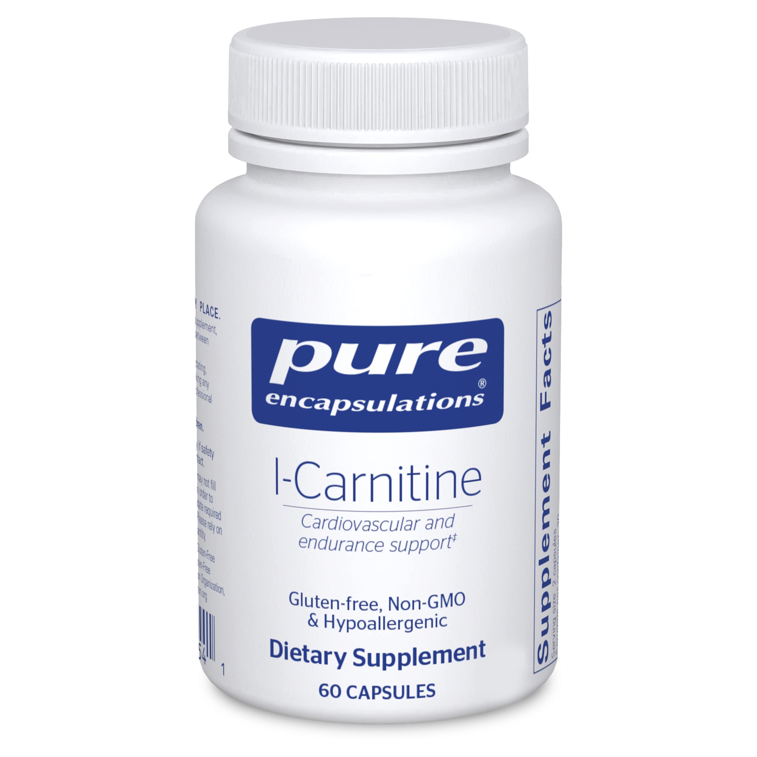 Suplemento Pure Encapsulations L-carnitina 60 Cápsulas - Venta Internacional.
