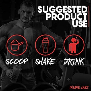 Foto 7 | Polvo Para Antes Del Entrenamiento Insane Labz Psychotic Black Edition - Venta Internacional.