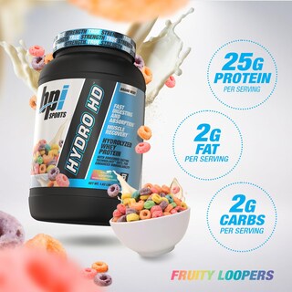 Foto 6 | Proteína De Suero En Polvo Bpi Sports Hydro Hd 25 G Protein Fruity - Venta Internacional.