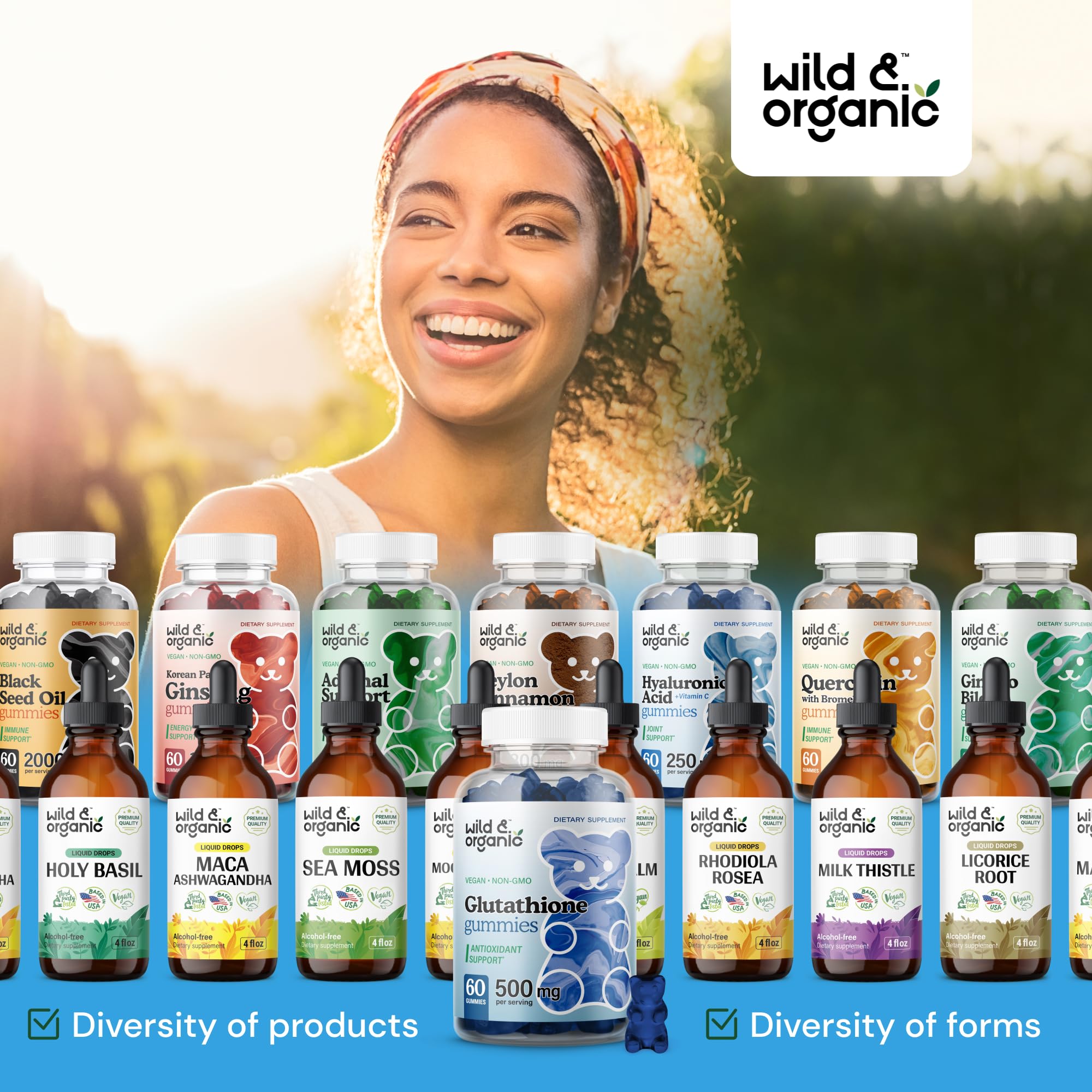 Foto 7 | Suplemento De Gomitas De Glutatión L Wild & Organic 500 Mg - Venta Internacional.