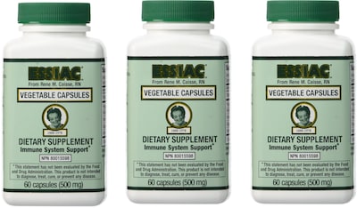 Foto 1 | Cápsulas Vegetales Supplement Essiac 180 Cápsulas (3 X 60 Cápsulas) - Venta Internacional.