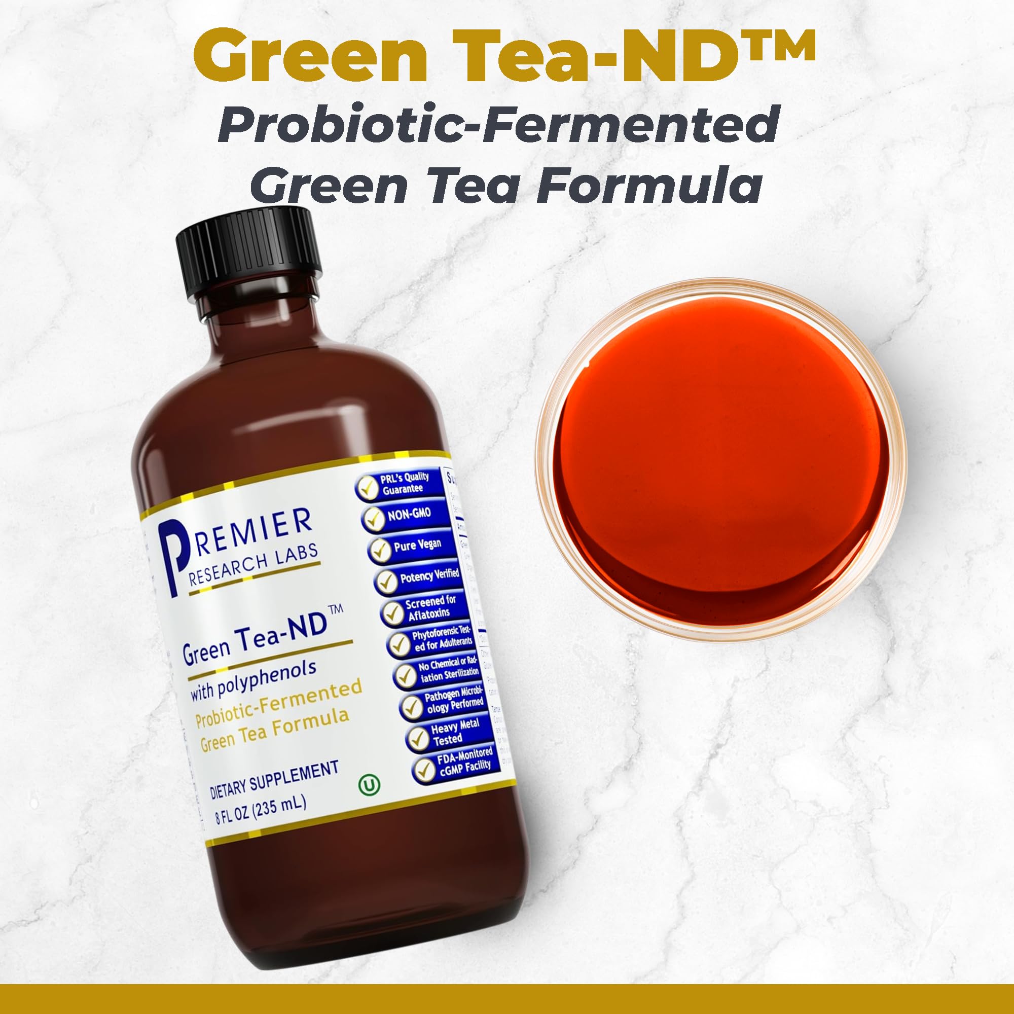 Foto 3 pulgar | Suplemento Premier Research Labs Green Tea Nd 240 Ml Vegano - Venta Internacional