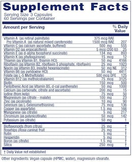 Foto 2 | Suplemento Vitanica Women's Symmetry Multivitamin 180 Cápsulas - Venta Internacional