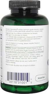 Foto 3 | Suplemento Vitanica Women's Symmetry Multivitamin 180 Cápsulas - Venta Internacional