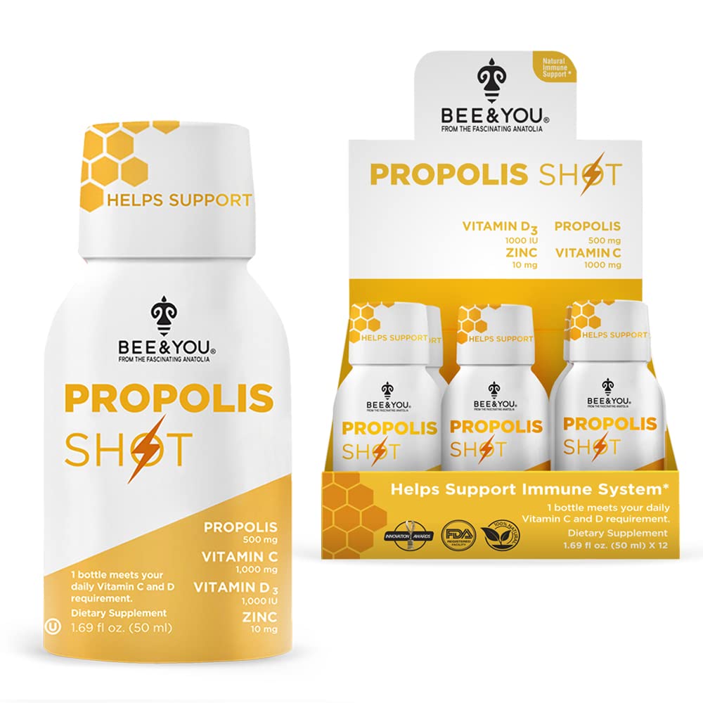 Foto 2 pulgar | Suplemento Bee & You Immune Support Propóleo Shot 50 Ml 12 Piezas- Venta Internacional