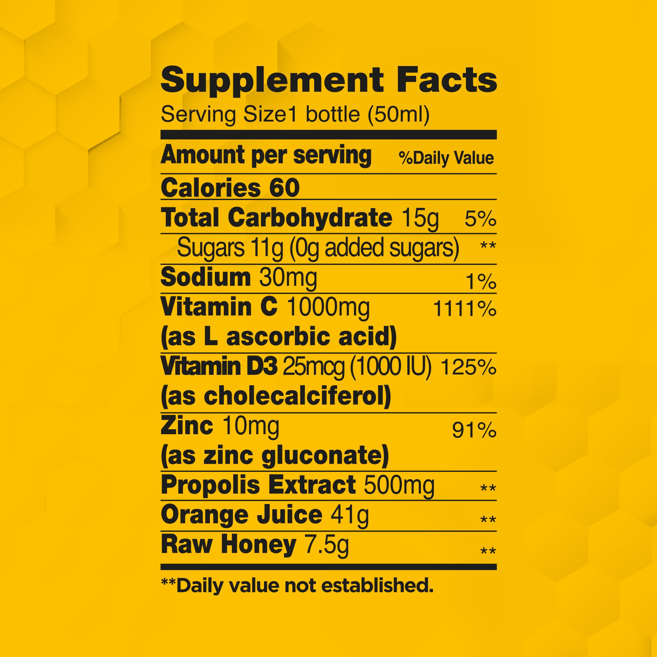 Foto 7 pulgar | Suplemento Bee & You Immune Support Propóleo Shot 50 Ml 12 Piezas- Venta Internacional