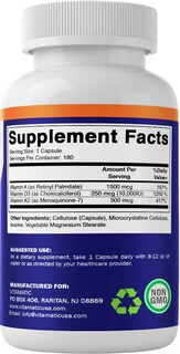Foto 7 | Suplemento Vitamínico Vitamatic Adk 180 Cápsulas - Venta Internacional