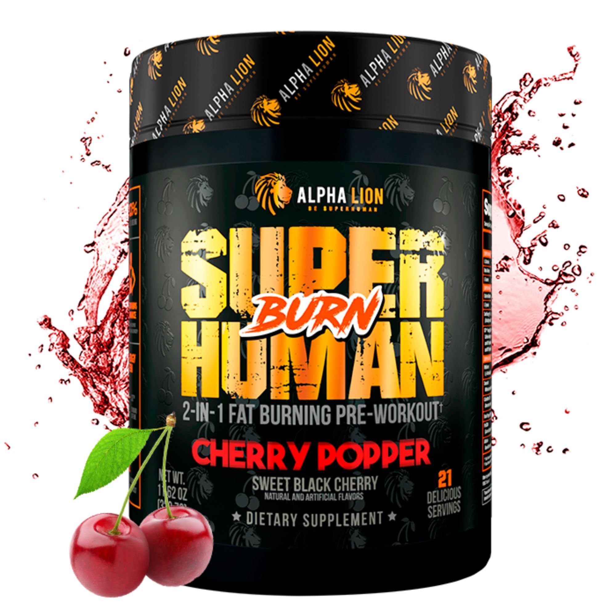 Foto 1 | Suplemento Alpha Lion Superhuman Burn Antes Del Entrenamiento, 21 Porciones - Venta Internacional.