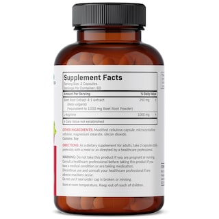 Foto 2 | Suplemento Futurebiotics, Raíz De Remolacha Y L-arginina, 2000 Mg, 120 Cápsulas - Venta Internacional.