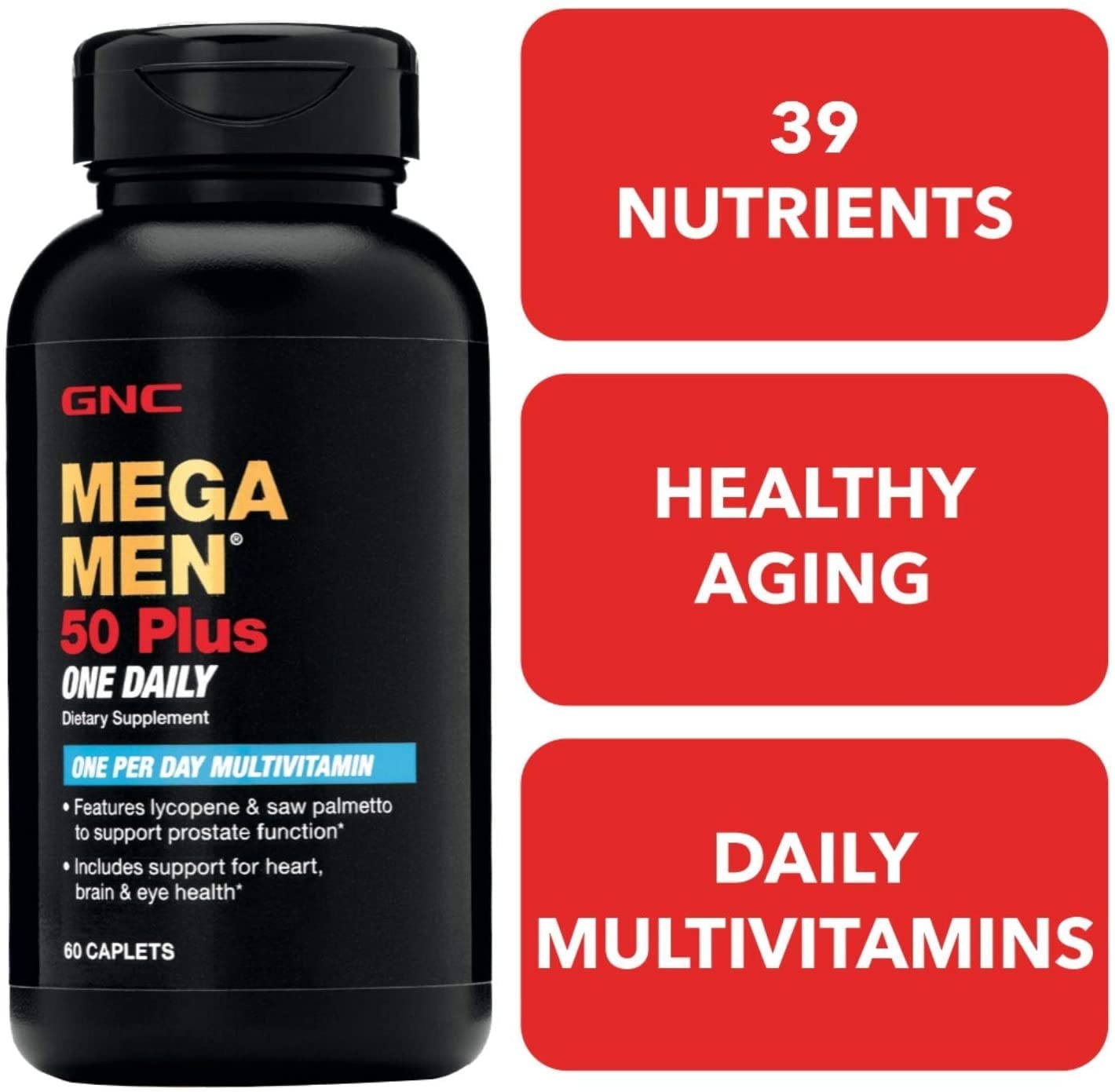 Foto 3 pulgar | Suplemento Gnc Mega Men 50 Plus One Daily 60 Cápsulas - Venta Internacional.