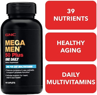 Foto 2 | Suplemento Gnc Mega Men 50 Plus One Daily 60 Cápsulas - Venta Internacional.