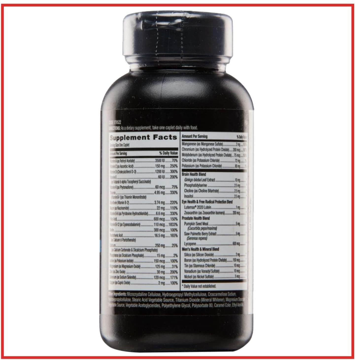 Foto 4 pulgar | Suplemento Gnc Mega Men 50 Plus One Daily 60 Cápsulas - Venta Internacional.