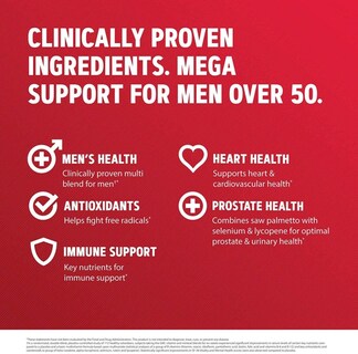 Foto 5 | Suplemento Gnc Mega Men 50 Plus One Daily 60 Cápsulas - Venta Internacional.