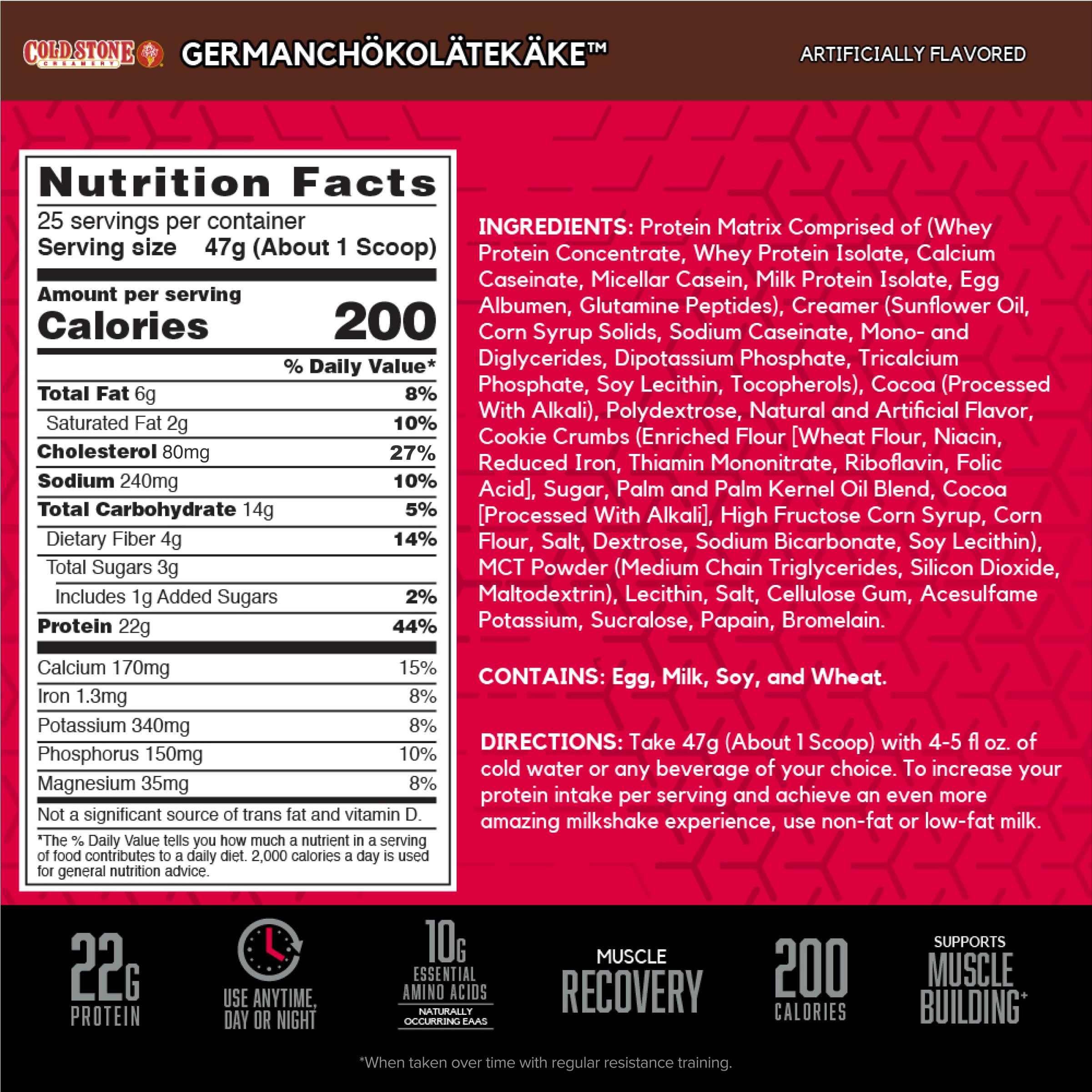 Foto 2 | Proteína En Polvo Bsn Syntha-6 Cold Stone Creamery Flavor 25 Porciones - Venta Internacional.