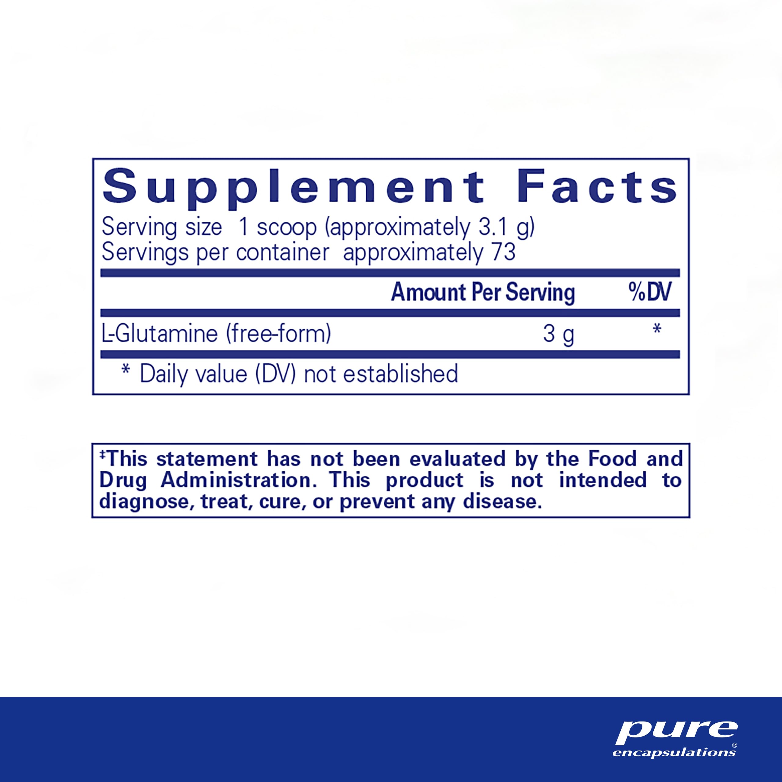 Foto 3 pulgar | Suplemento De L-glutamina En Polvo De Pure Encapsulations, 240 Ml - Venta Internacional.
