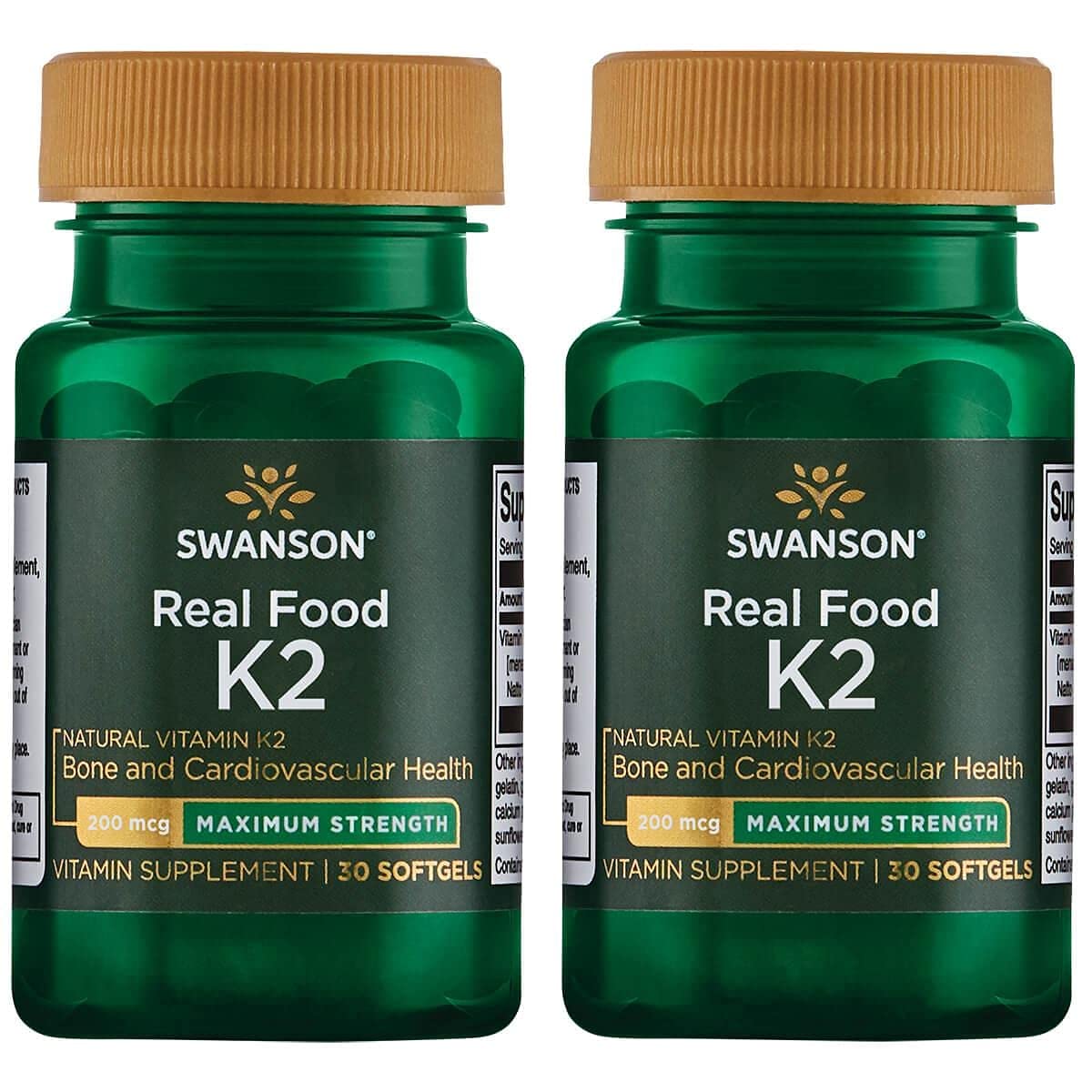 Foto 2 pulgar | Suplemento Vitamínico Swanson Maximum Strength Vitamin K2 - Venta Internacional.
