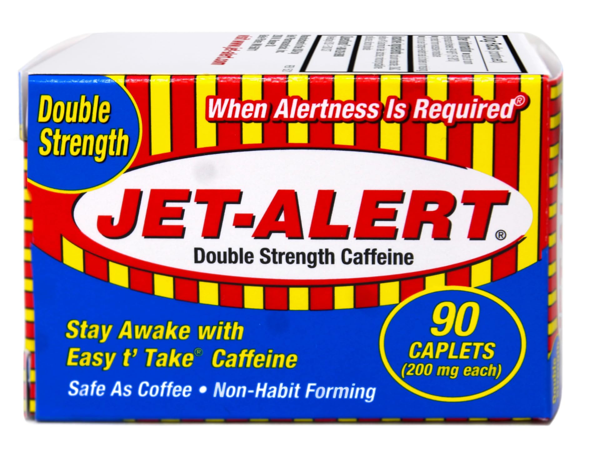 Foto 3 pulgar | Cápsulas De Cafeína Jet-alert Double Strength 200 Mg 90 Cápsulas X3 - Venta Internacional.