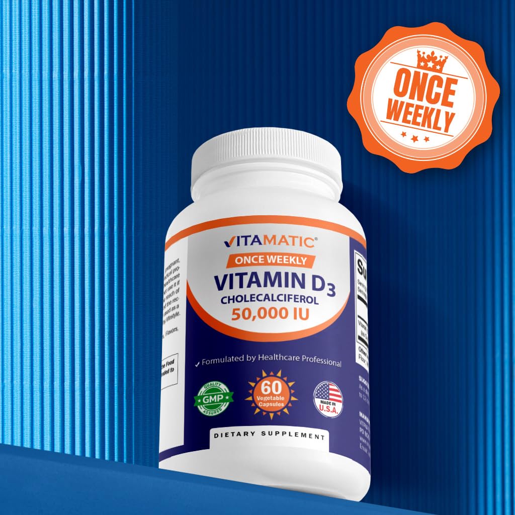 Foto 8 pulgar | Suplemento Vitamático De Vitamina D3 50 000 Ui 60 Cápsulas - Venta Internacional.