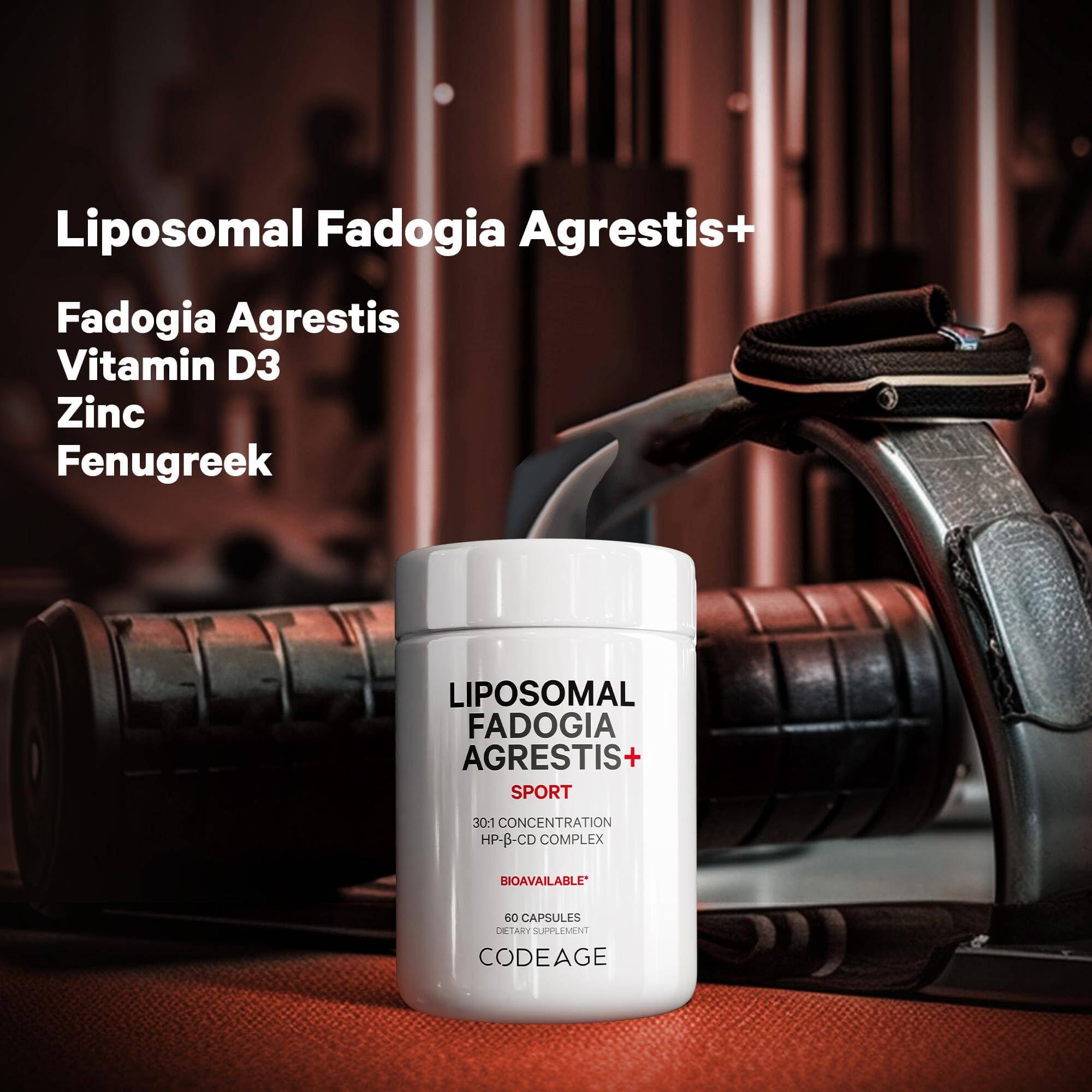 Foto 3 | Suplemento Codeage Liposomal Fadogia Agrestis 600 Mg 60 Cápsulas - Venta Internacional