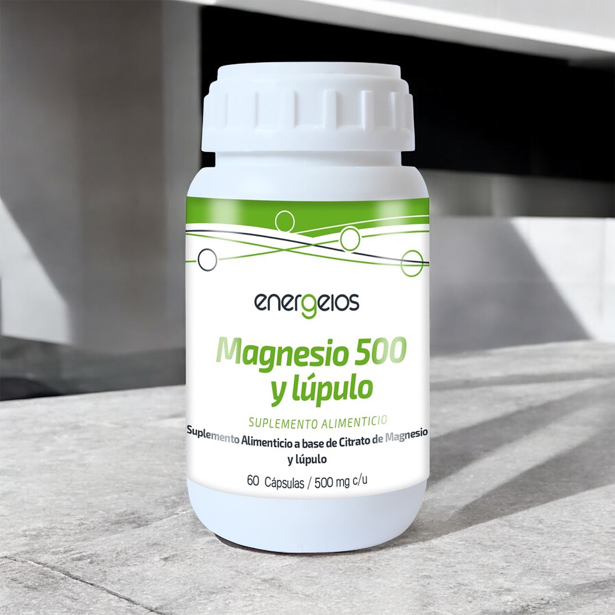 Foto 3 pulgar | Kit Citrato Magnesio Energeios 180 Cápsulas 500 Mg