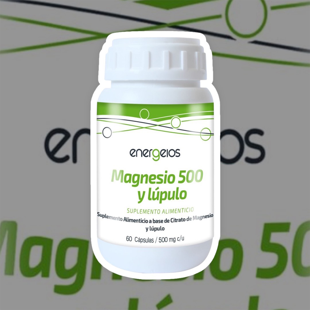 Foto 4 | Kit Citrato Magnesio Energeios 180 Cápsulas 500 Mg