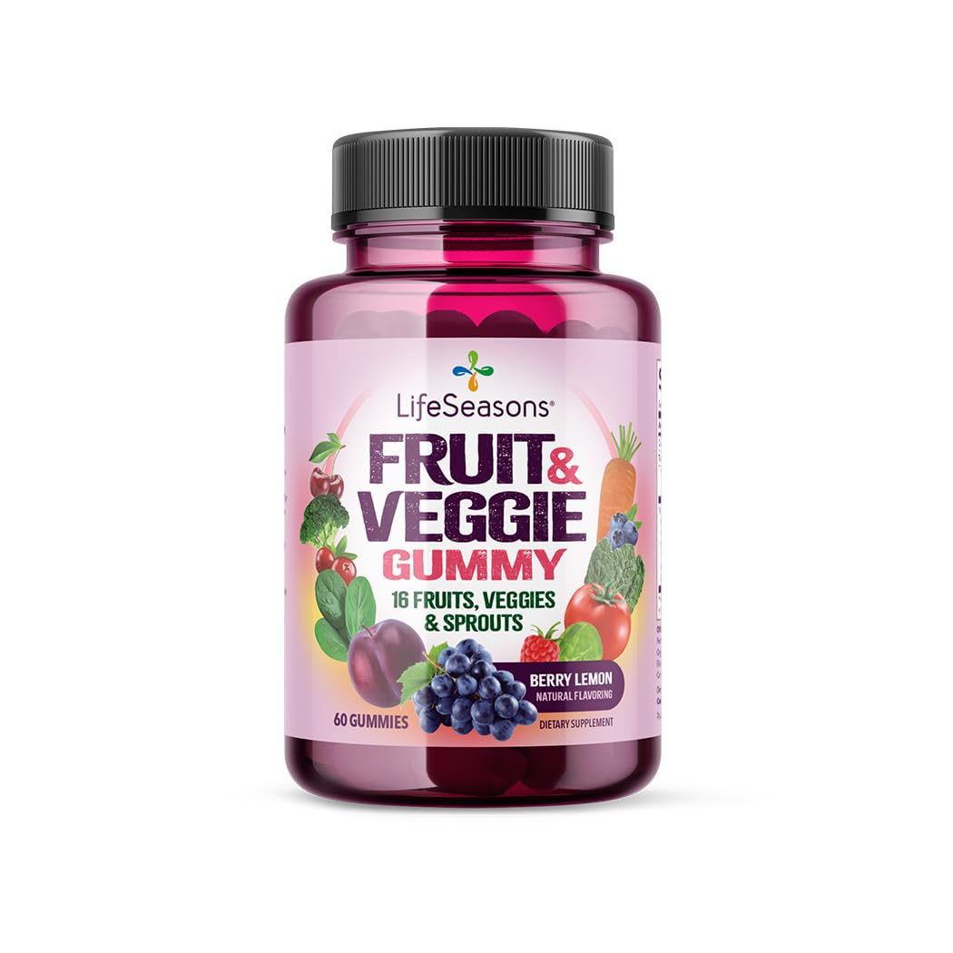 Foto 2 pulgar | Suplemento Gomitas de Frutas y Verduras LifeSeasons 60 Gomitas - Venta Internacional