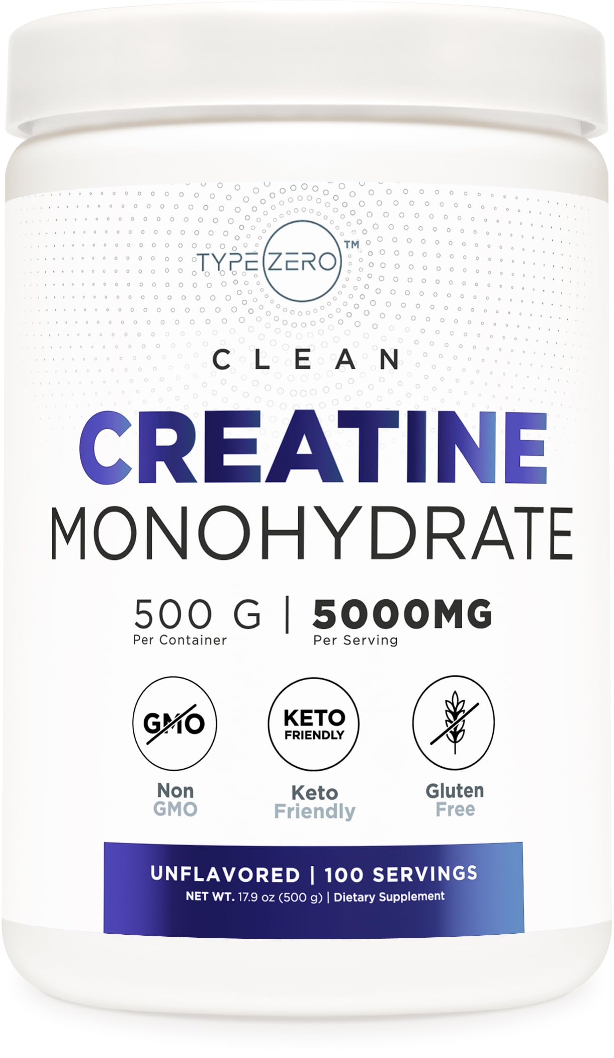 Foto 2 pulgar | Tipo De Suplemento: Cero Monohidrato De Creatina, 500 G, 100 Porciones - Venta Internacional.