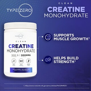 Foto 6 | Tipo De Suplemento: Cero Monohidrato De Creatina, 500 G, 100 Porciones - Venta Internacional.