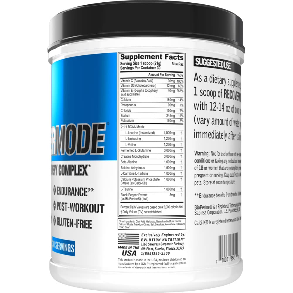 Foto 3 pulgar | Suplemento Para Después Del Entrenamiento Evlution Nutrition Recover Mode - Venta Internacional.