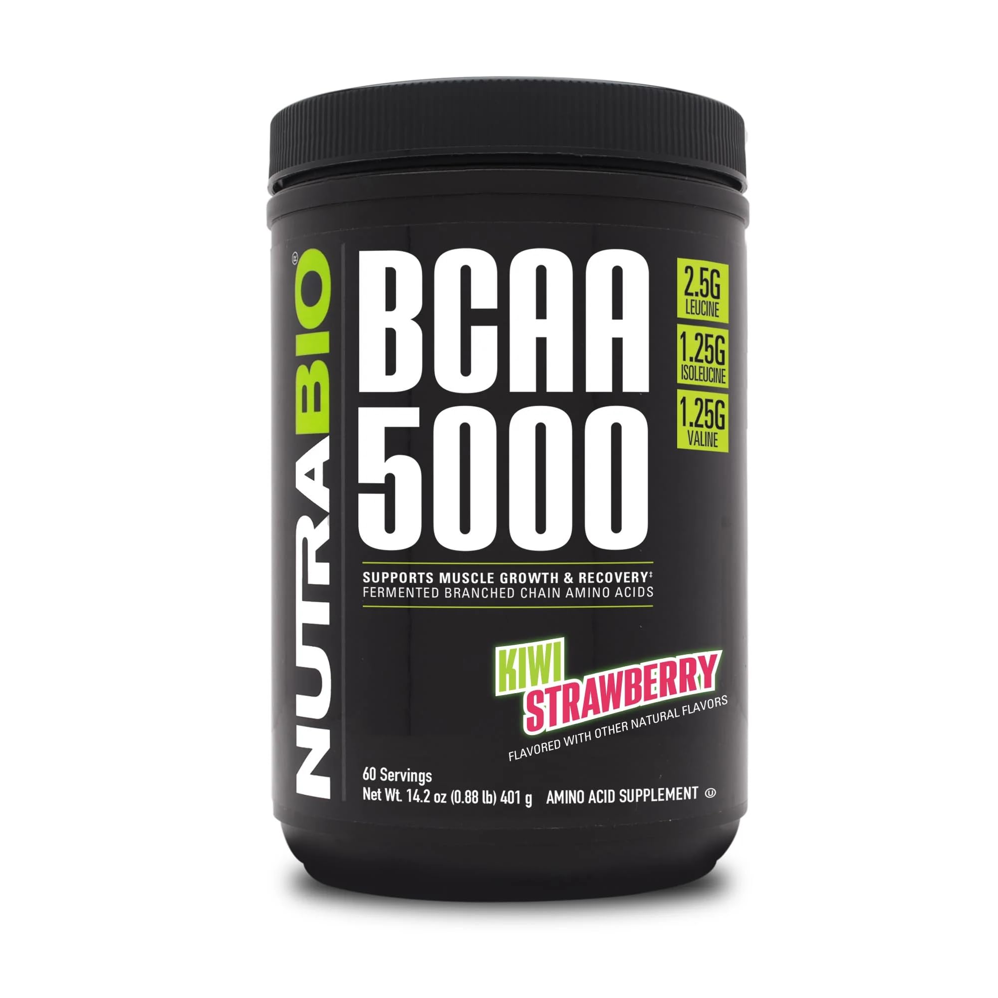 Foto 2 pulgar | BCAA en Polvo NutraBio BCAA 5000 Vegano Fermentado 60 Porciones - Venta Internacional