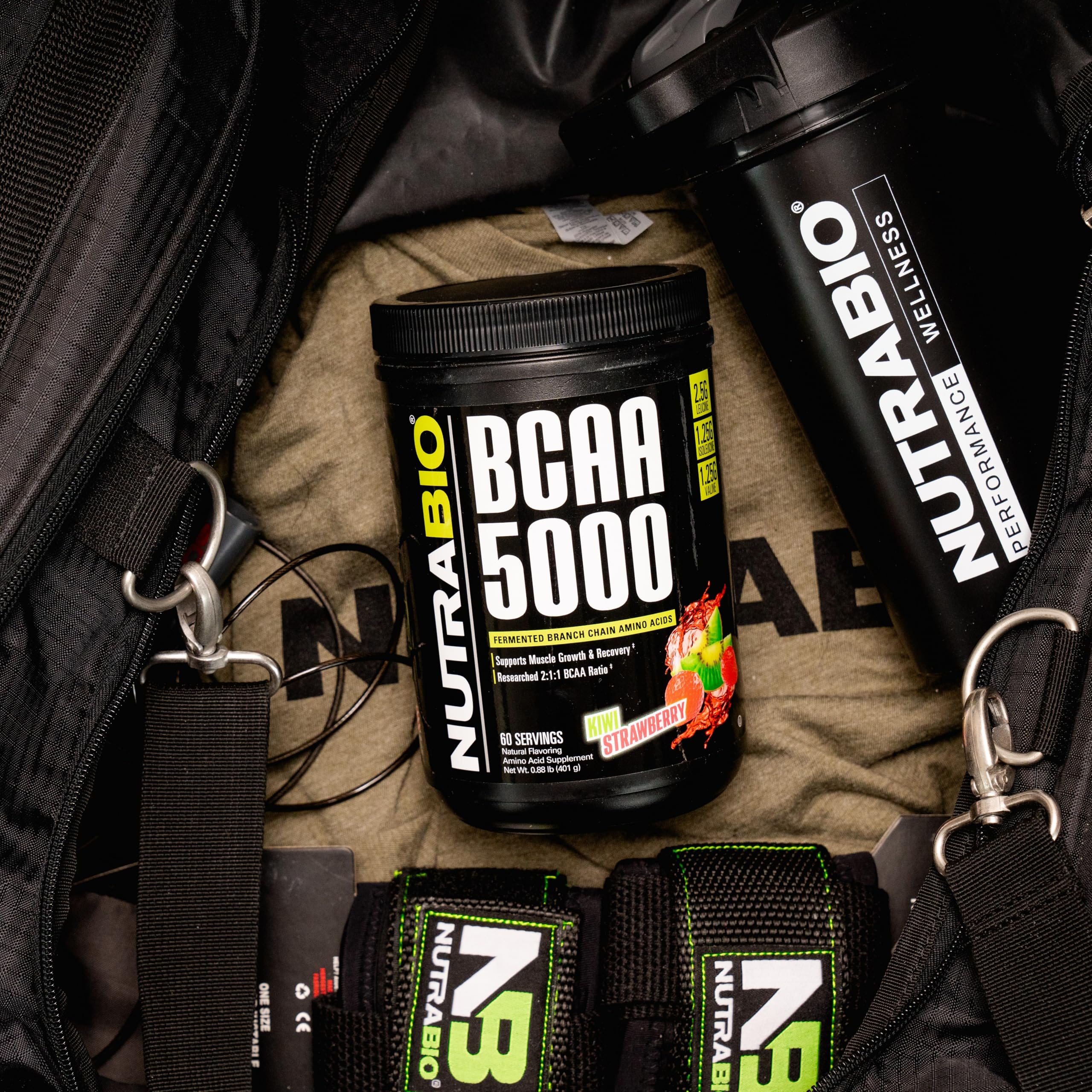 Foto 5 pulgar | BCAA en Polvo NutraBio BCAA 5000 Vegano Fermentado 60 Porciones - Venta Internacional