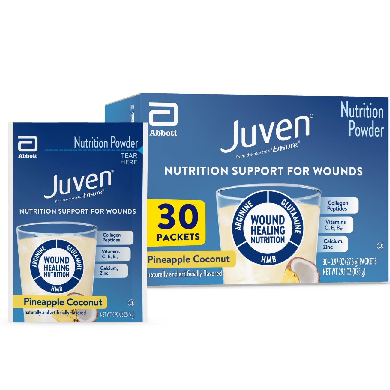 Foto 2 pulgar | Suplemento Mezcla Nutritiva en Polvo Juven Therapeutic Wound Heal 30 Unidades - Venta Internacional